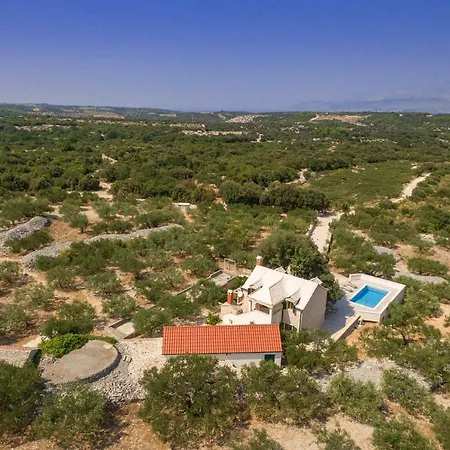 Vila Dubrava Peaceful Getaway In An Olive Grove With Heated Pool Pucisca